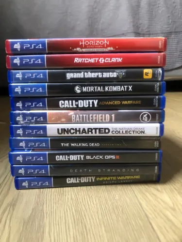 Lote de 11 jogos do ps4