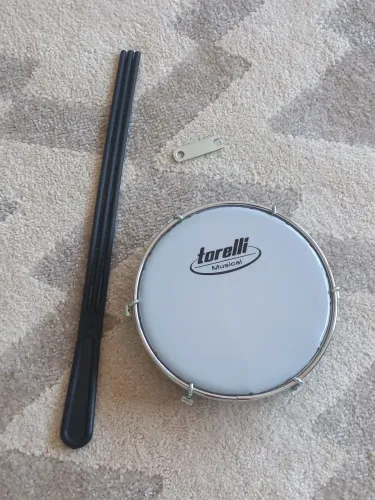 Tamborim 6 Torelli c/ baqueta tripla e afinador 