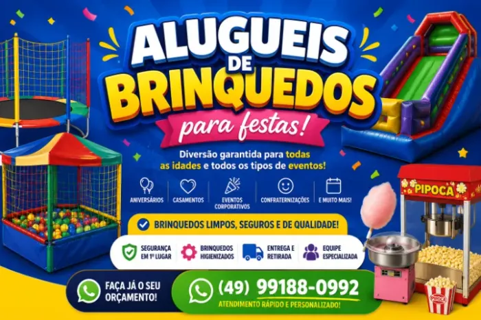 Aluguel de Brinquedos para Festas
