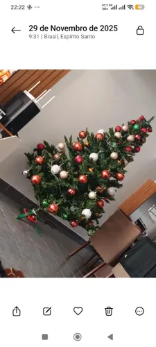 Árvore de Natal 2.10mts