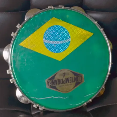 Pandeiro contemporânea 10 pol. Venda ou troca.
