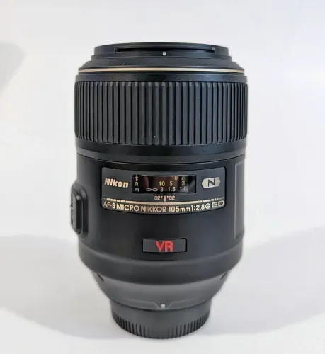 Lente Nikon AF 105mm macro, F 2.8 ED