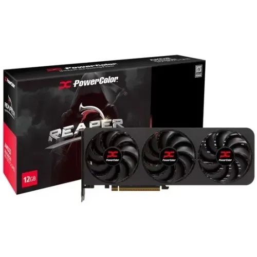 Placa de Vídeo PowerColor Reaper Radeon RX 9070 GRE 12GB GDDR6 PCI-Express - Lacrado na ca