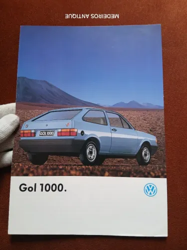 Raro folder VW GOL L1000. ITEM PARA COLECIONADOR.