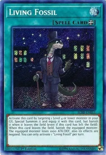 Yugioh!!! Living Fossil BLRR-EN015 Secret Rare