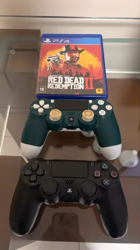 2 controles originais PS4 + Jogo