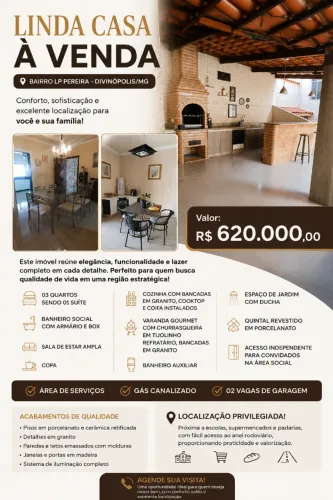 VENDO CASA LP PEREIRA - DIVINÓPOLIS-MG