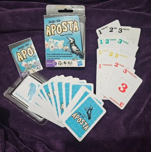 Jogo da Aposta - Hasbro baralho infantil 