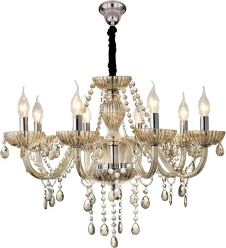 Lustre Pendente de Cristal Hevvy 8 Lâmpadas - Novo - R$ 600