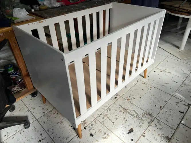 Berço Mini Cama Americano Branco