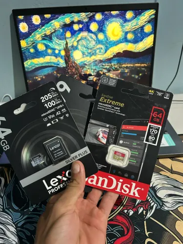 Cartão de Memória 64gb 4k