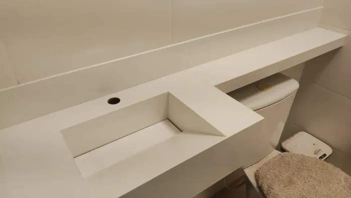 Pia com extensão 