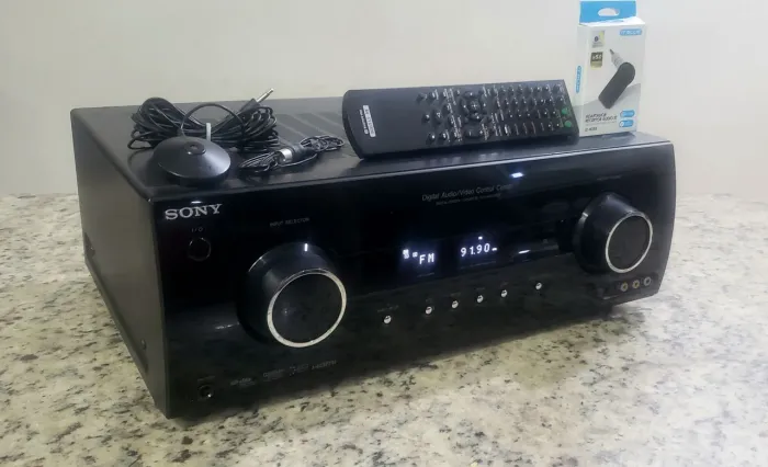 Receiver Sony Muteki 7.2 3D STR-KM7600 c/ Bluetooth - Impecável NOVÍSSIMO 