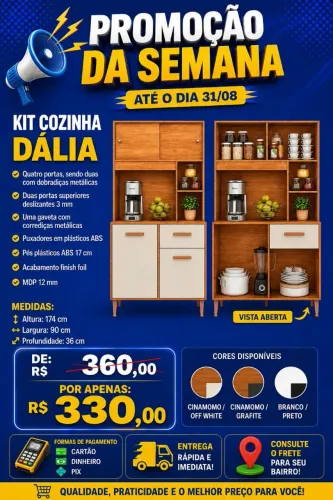 Kit cozinha dalia