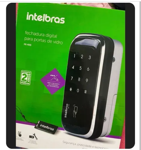 Fechadura eletrônica Intelbras fr 400