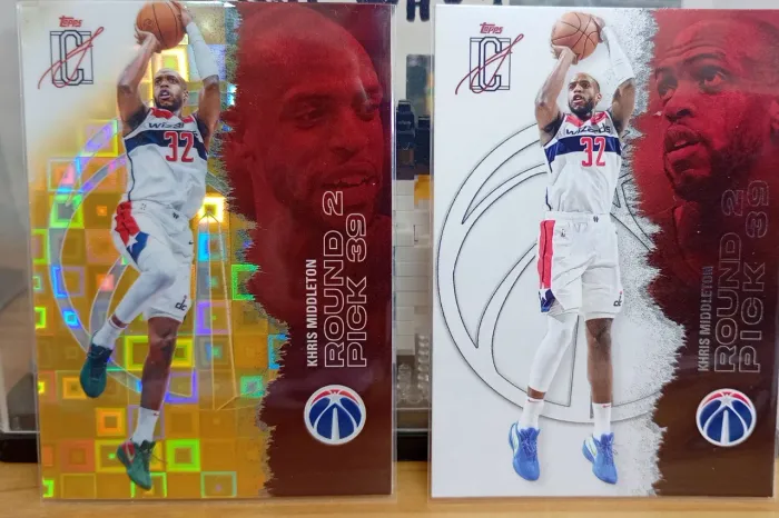 combo nba topps signature class 25/2026 khris middleton pandora yellow+ base card