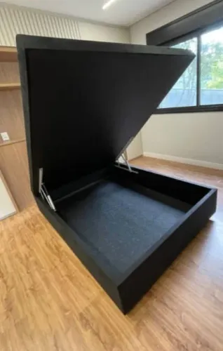 Cama box baú casal