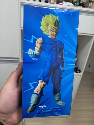 Estátua Action Figure Majin Vegeta SSJ2 Dragon Ball Z - Nova na Caixa