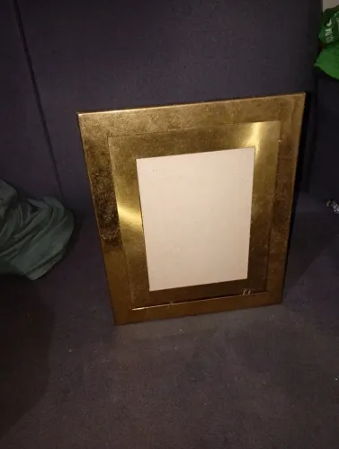 Porta retrato dourado