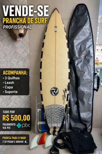 Prancha de surf profissional completa