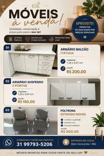 Móveis semi novos