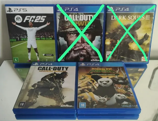 Jogos De PS4/PS5 (Valor Unitário)