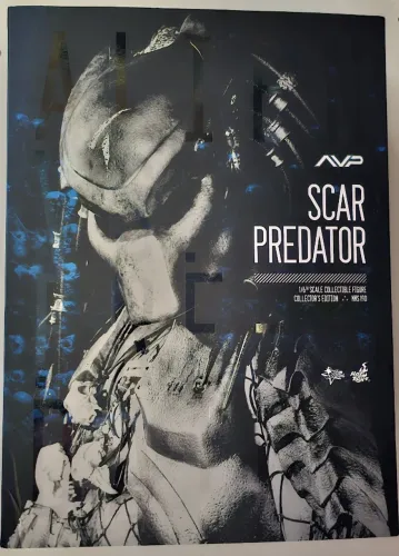 Predador Scar Hot toys Predator MMS190 escala 1/6