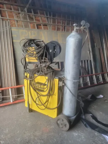 máquina de solda mig esab 450 cabeçote externo