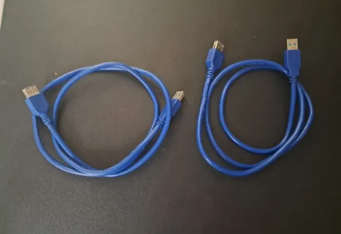 Cabo extensor USB-A, macho e fêmea, 3.0, Azul, 9200, Md9 - BT 1 UN
