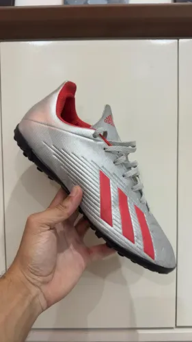 Chuteira Society ADIDAS X 19.4 (Tamanho 40) - Prata