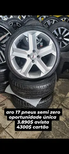 aro 17 montana sport pneus 205 40 17 no cabelo