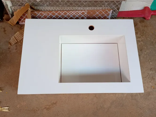 Pia para banheiro porcelanato