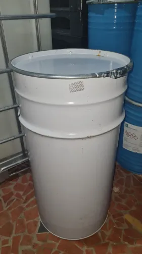 Tambor de Metal de 100 litros Tampa removível 77x41 usado