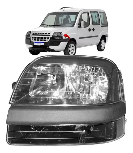 Farol Fiat Doblo 2002 2003 2004 2005 2006 2007 2008 2009 L.e Esquerdo