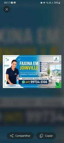 Faxina em casas e apartamentos!