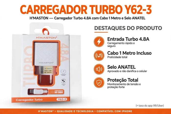 CARREGADOR TURBO (TIPO-C) H,MASTON