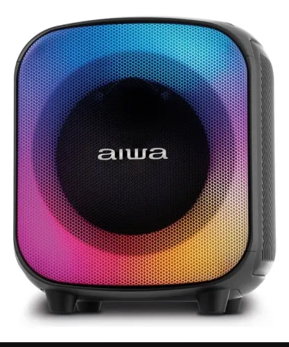 Caixa aiwa partybox com caixa nota fiscal 