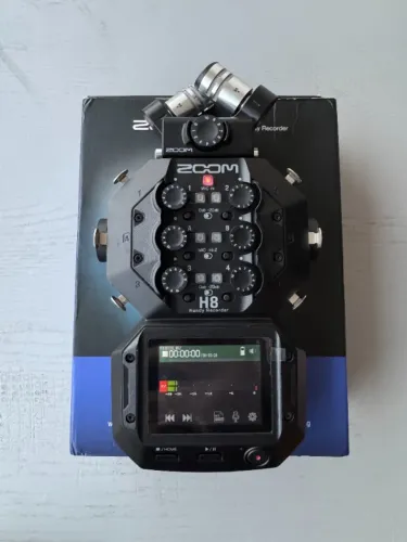 Zoom H8 Handy Recorder Gravador Digital Profissional 12 Canais