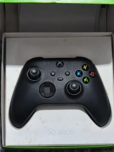 CONTROLE XBOX SERIES S|X ORIGINAL - CARBON BLACK NA CAIXA