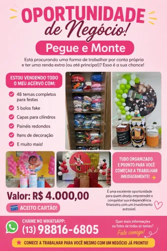 Pegue e monte e muita decoração , desapego!