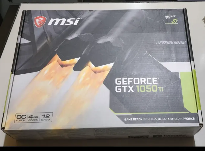Placa de Vídeo GTX 1050 TI MSI
