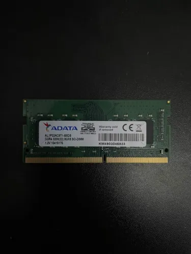 Memória RAM ADATA 8GB DDR4 3200MHz SO-DIMM para Notebook