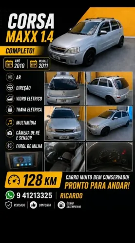 Chevrolet Corsa Hat. Maxx 1.4 8V Econoflex 5P 2011