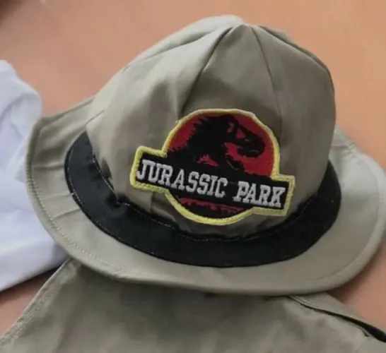 Chapeu para bebê ate 1 ano jurassic park