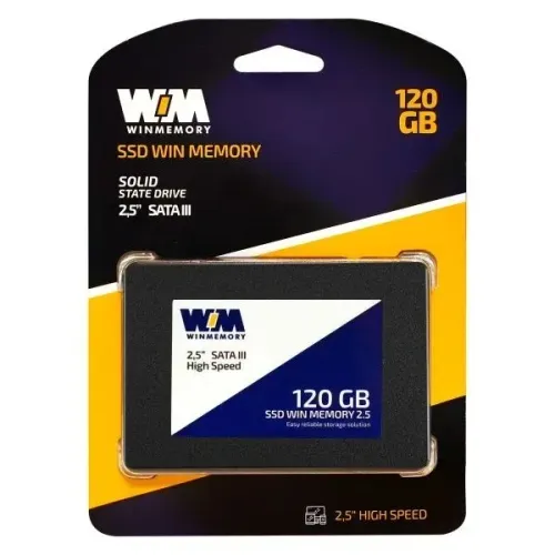 Ssd 120gb Winmemory Sata 3 Leitura 520mb/s e Gravação 420mb/s *ENTREGA GRÁTIS*