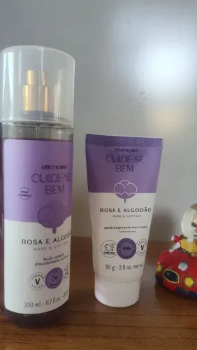 Body splash e ante antetranspirante