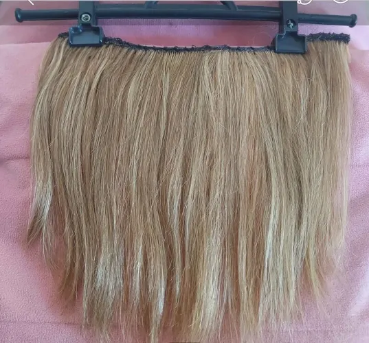 Tela de Megahair( cabelo humano ) 28cm de largura X 26 de altura