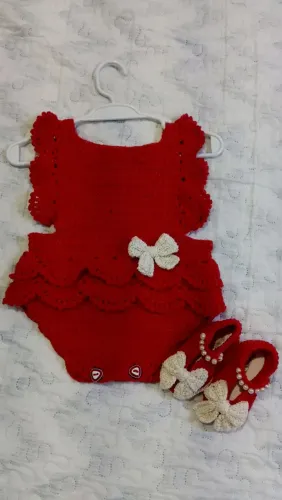 Conjunto crochê bebê