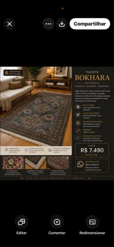Tapete Bokhra Artesanal