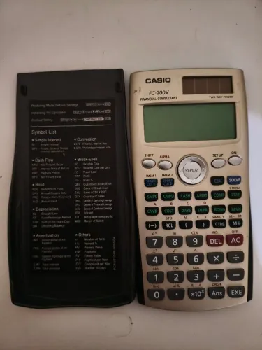Calculadora financeira Cássio FC-200V